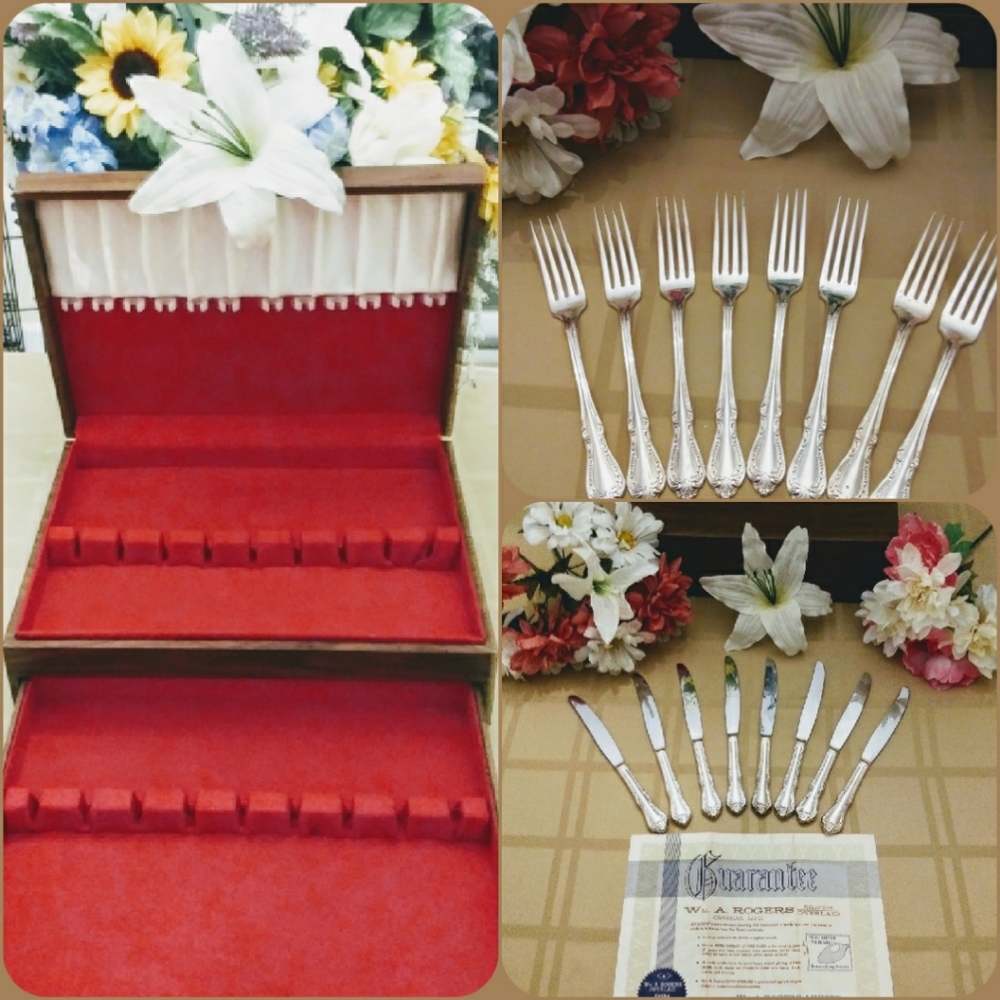 Wm. A. Rogers Oneida LTD, 1958 Silver Set 52 piece